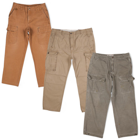 Branded Baggy Cargo Work Pants Trousers
