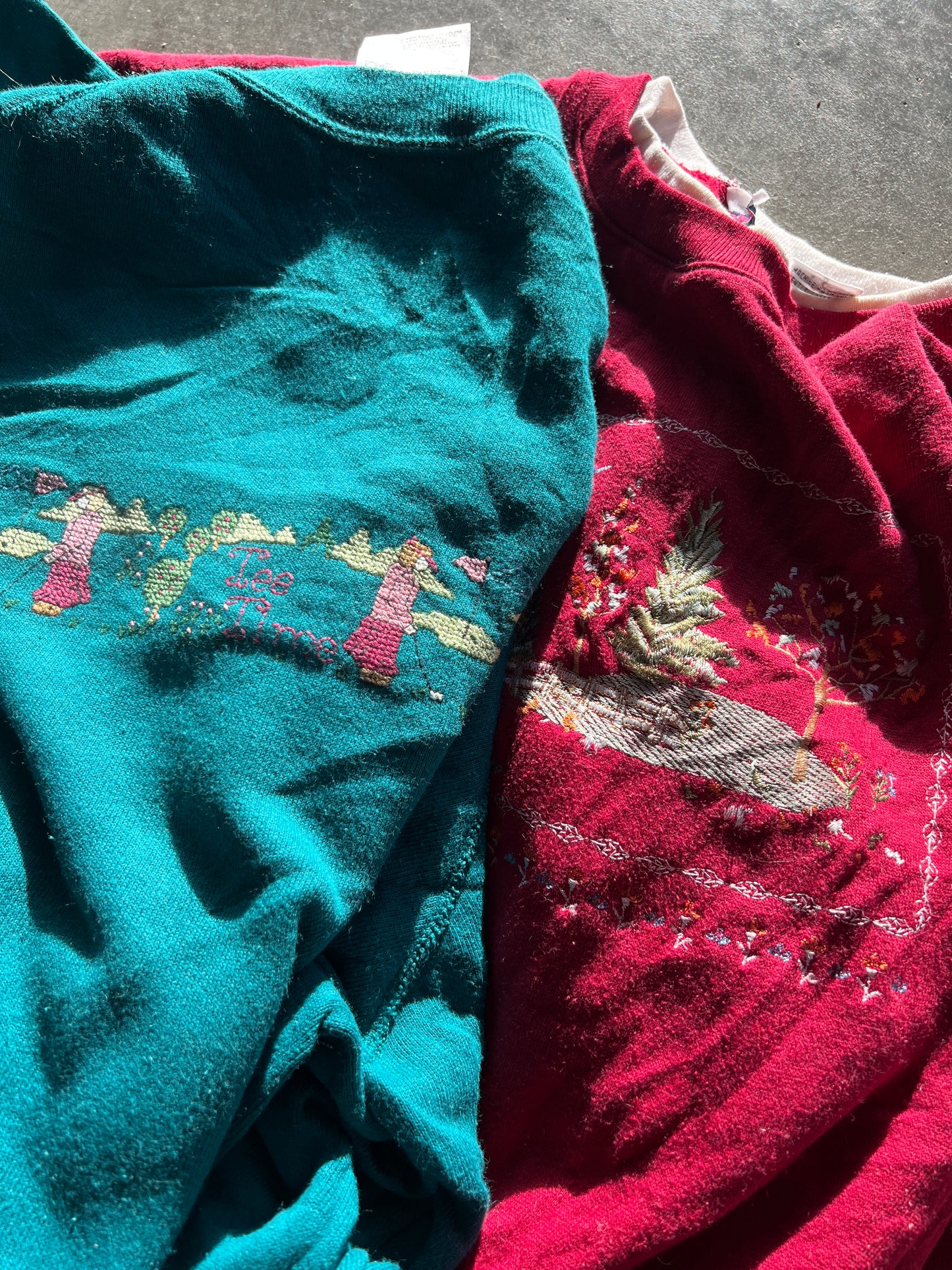 Vintage Grandma Cottage Print Sweatshirt
