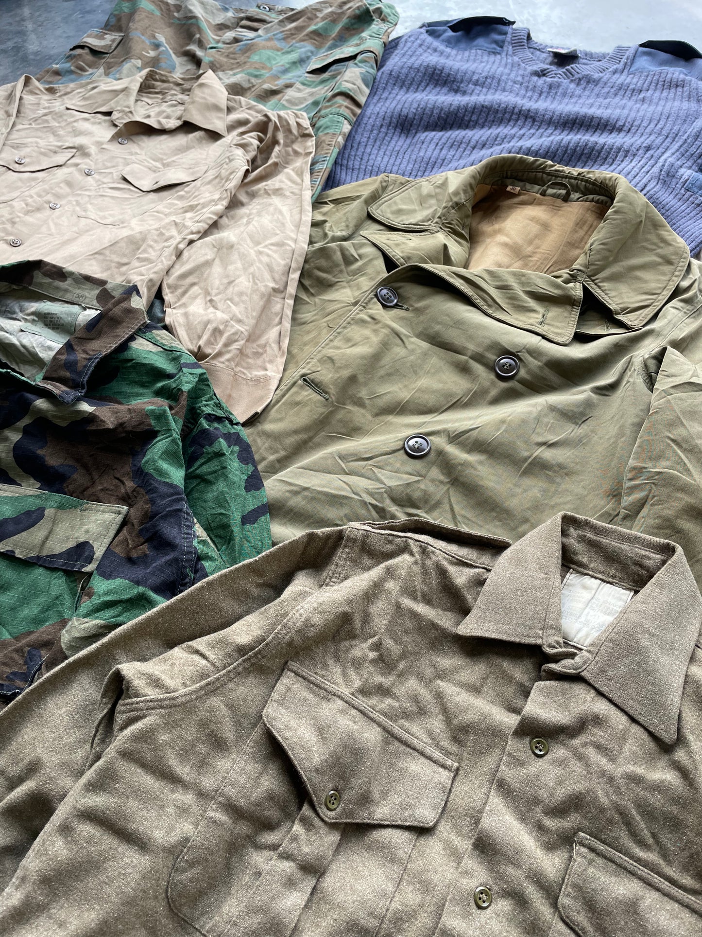 Vintage Green/Camo Military Mix