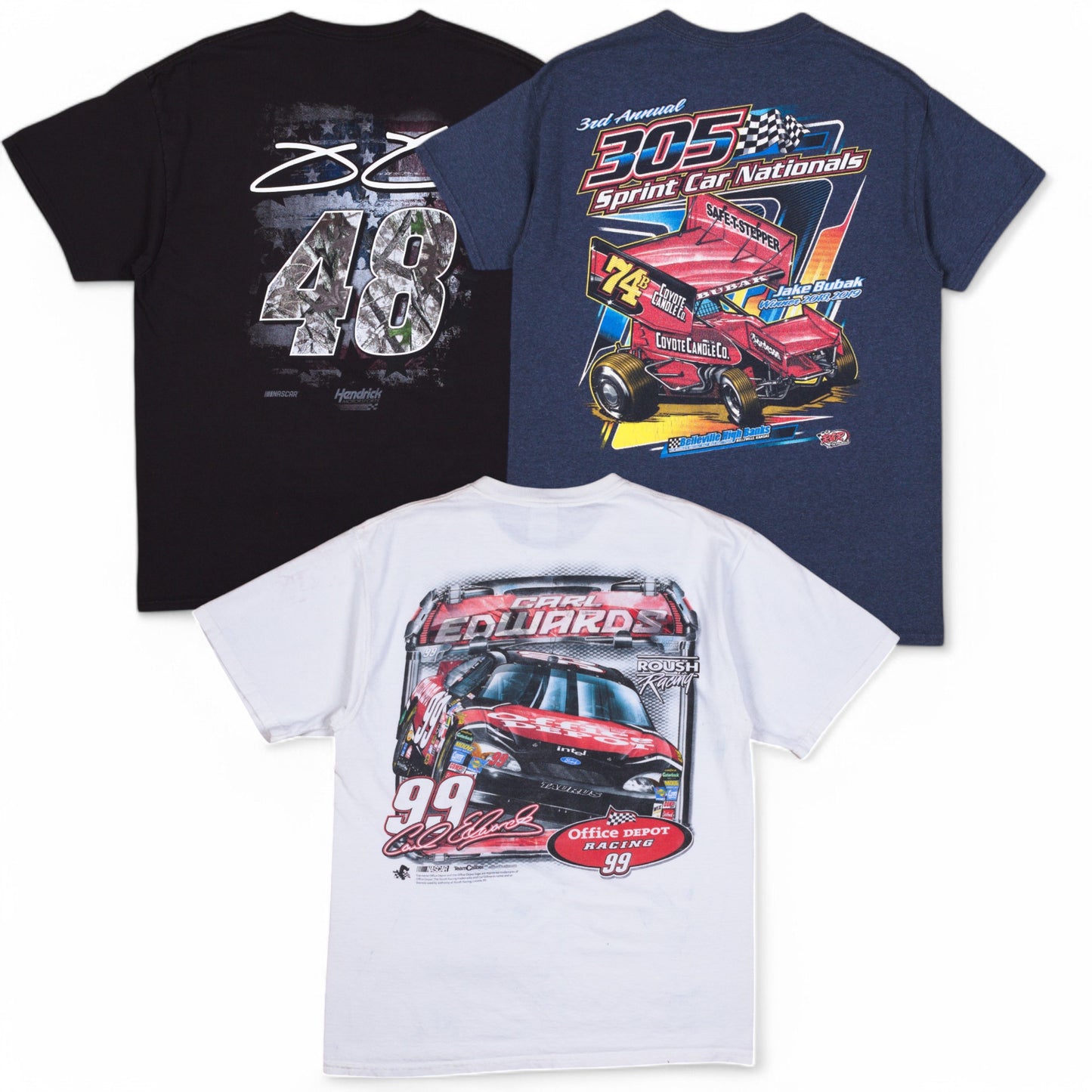 Retro Nascar Racing T-shirts
