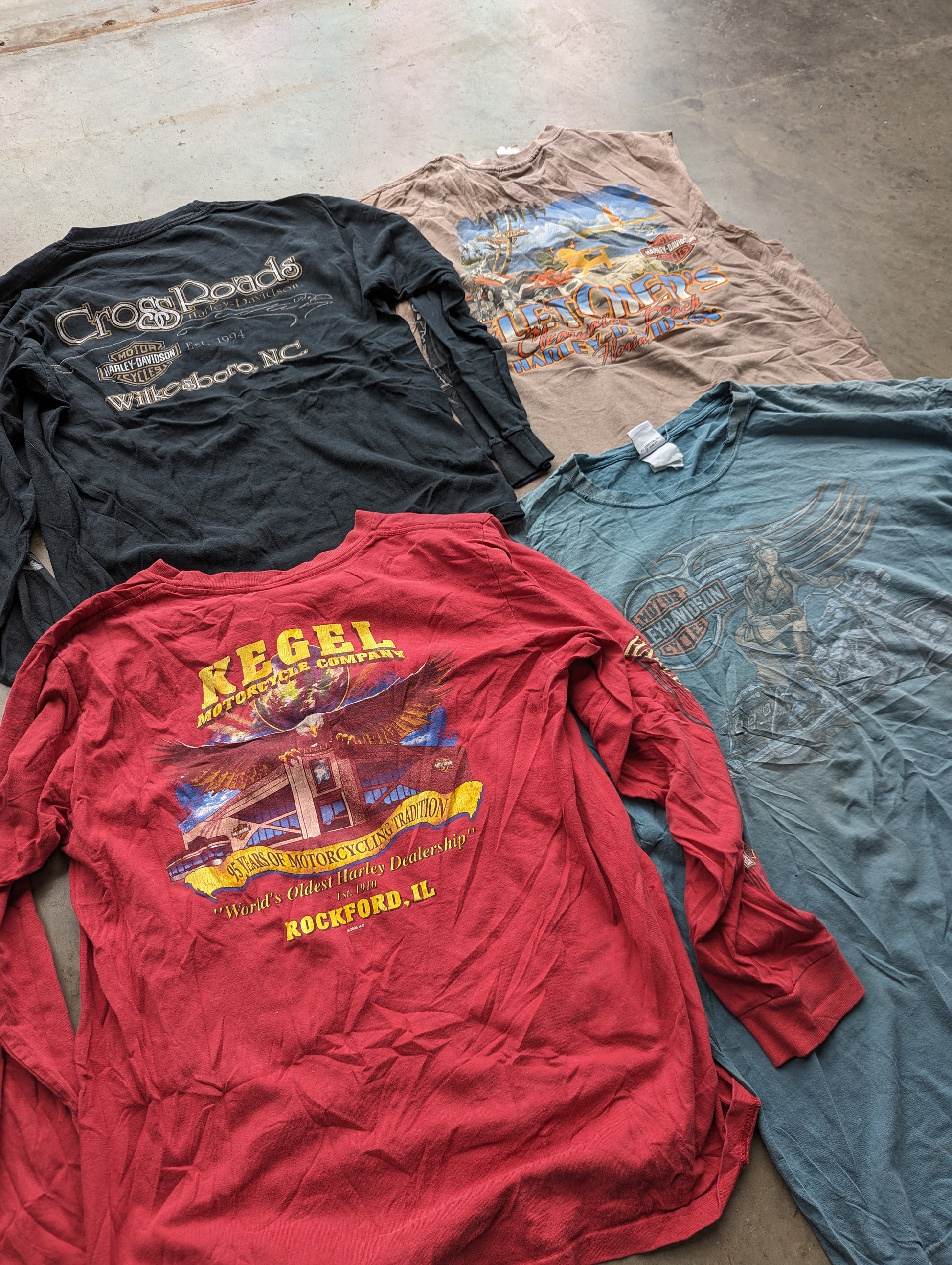 Vintage Wholesale Harley Davidson T-shirts - Vintage Harley Davidson T-shirts Wholesale