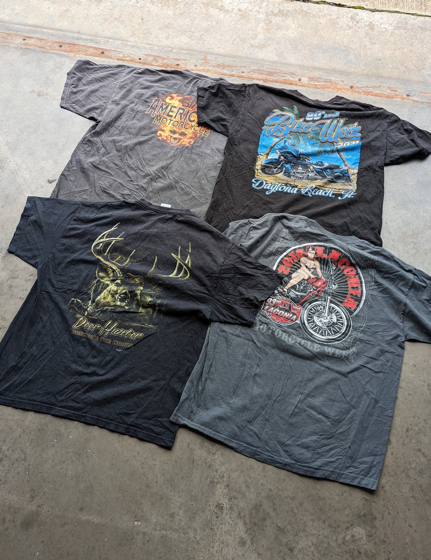 Vintage Wholesale Motorcycle Mix T-shirts - Vintage Motorcycle Mix T-shirts Wholesale