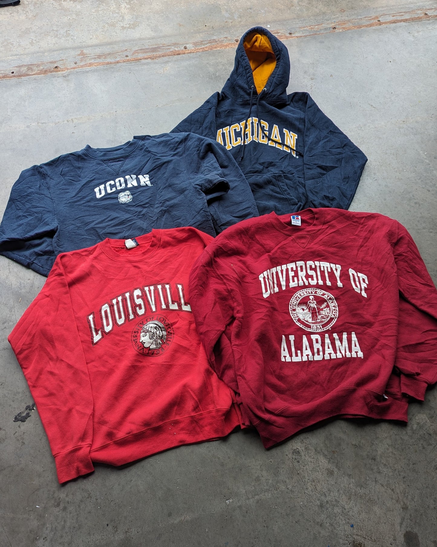 Vintage Wholesale College Sweatshirt - Vintage College Sweatshirt Wholesale