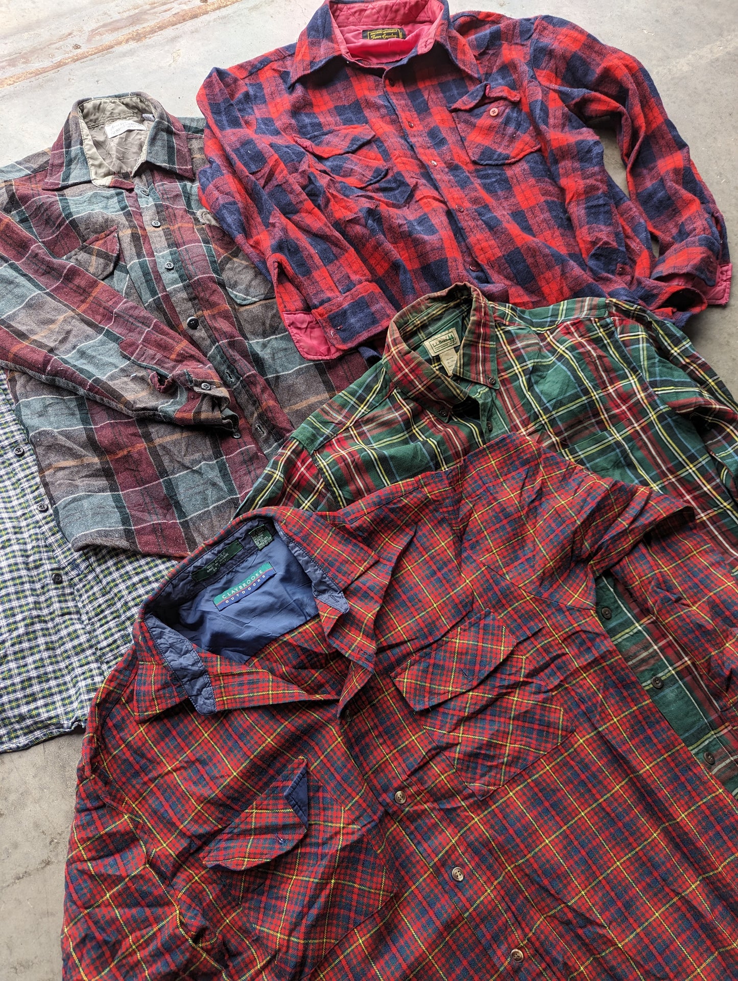 Vintage Wholesale Light Flannel Lumberjack Shirt - Vintage Light Flannel Lumberjack Shirt Wholesale