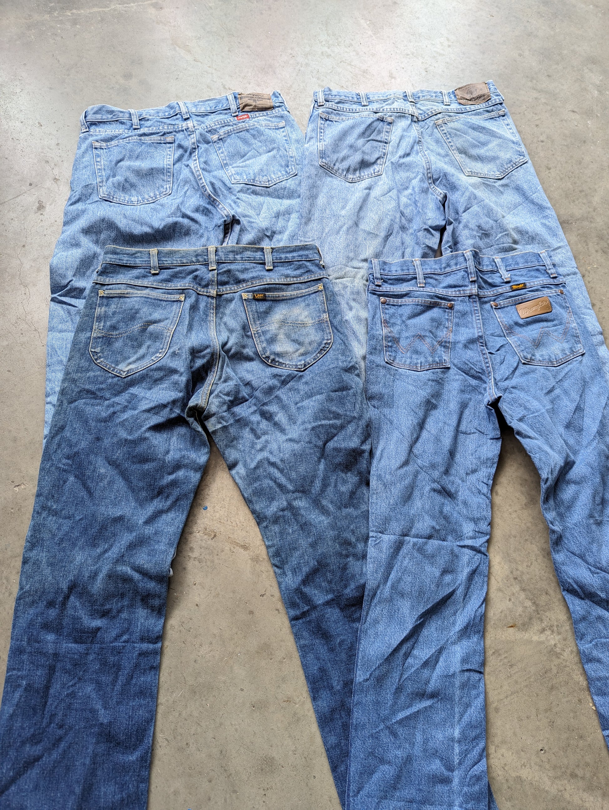 Vintage Wholesale 90s Wrangler Lee Mens Jeans - Vintage 90s Wrangler Lee Mens Jeans Wholesale