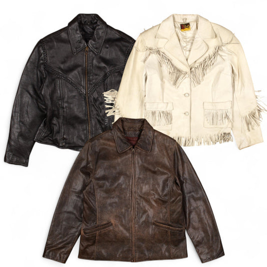Vintage Womens Leather Suede Jacket