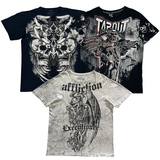 Affliction Tapout Style Y2K Dragon T-shirts