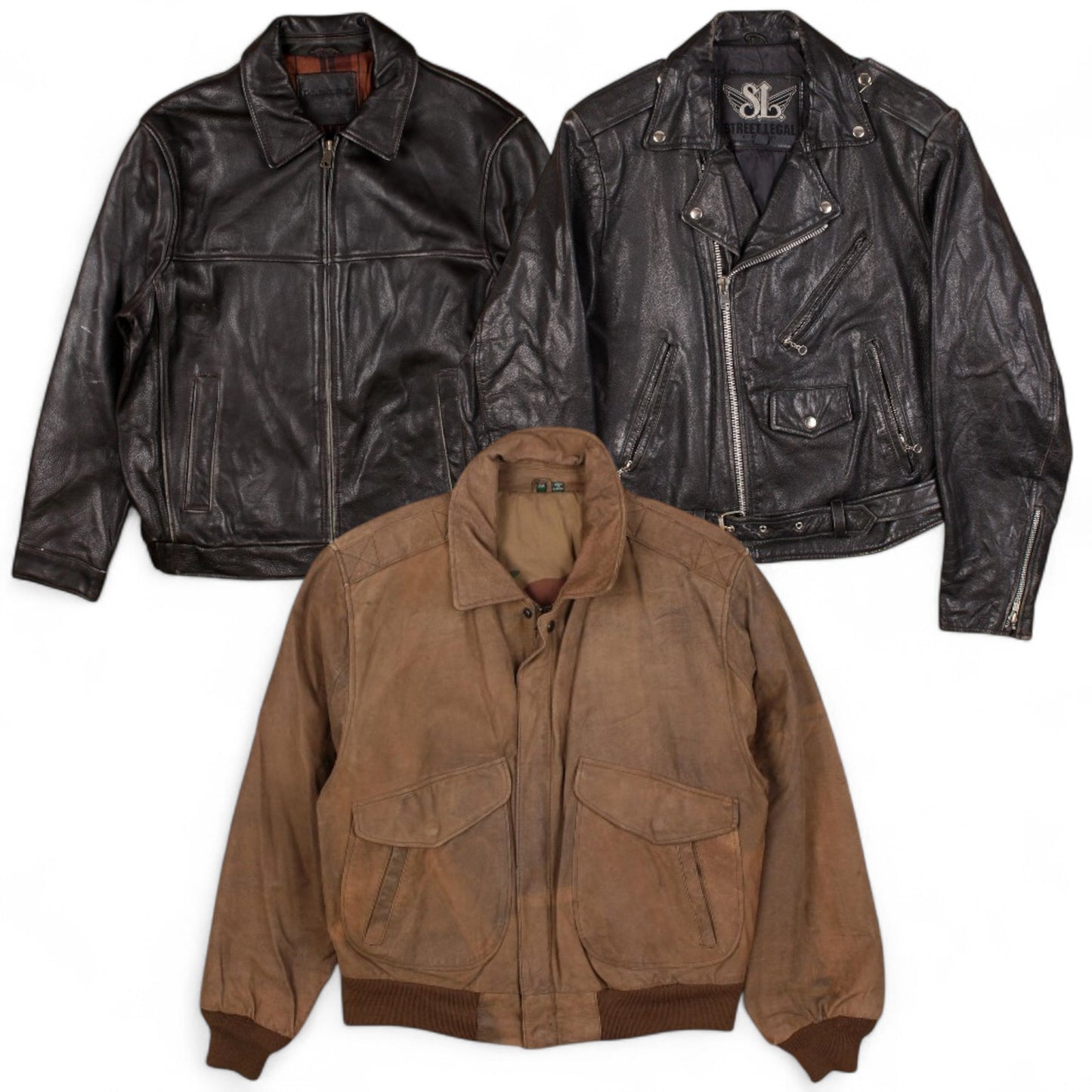 Vintage Mens Leather Jacket