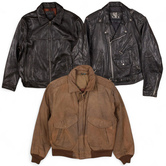 Vintage Mens Leather Jacket