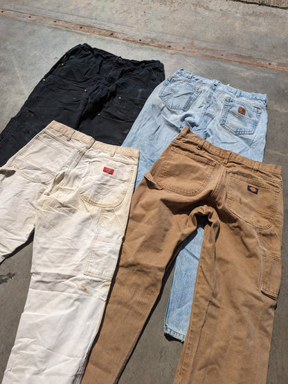 Vintage Wholesale Carhartt Dickies Workwear Pants Oversized - Vintage Carhartt Dickies Workwear Pants Oversized Wholesale
