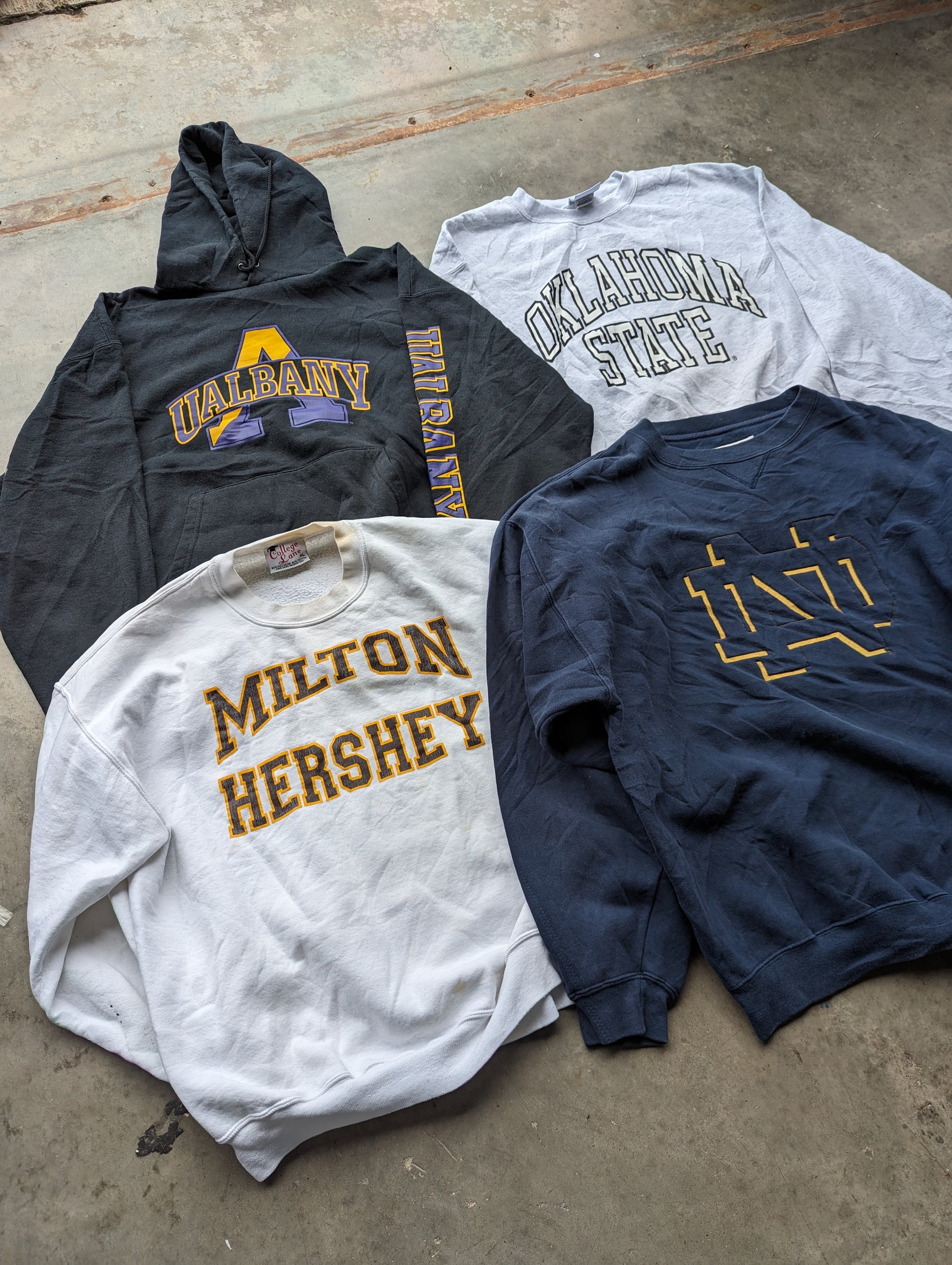 Vintage College Sweatshirt Vintage Wholesale – Big Sky Vintage