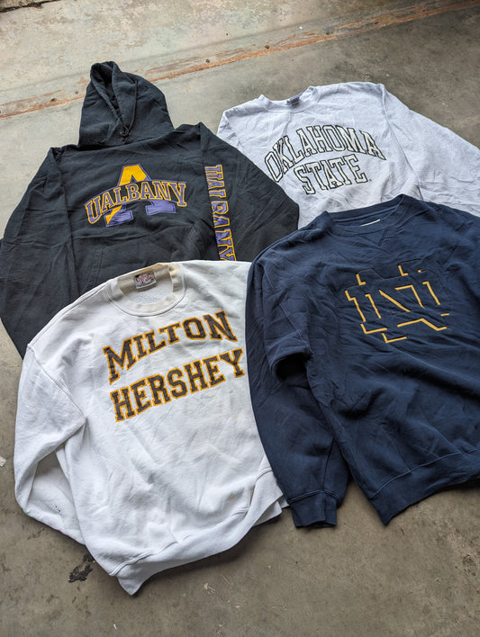 Vintage Wholesale College Sweatshirt - Vintage College Sweatshirt Wholesale