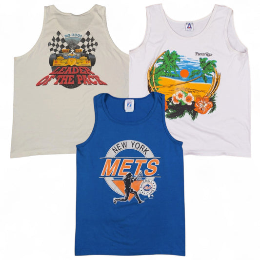 Vintage Retro Graphic Vests