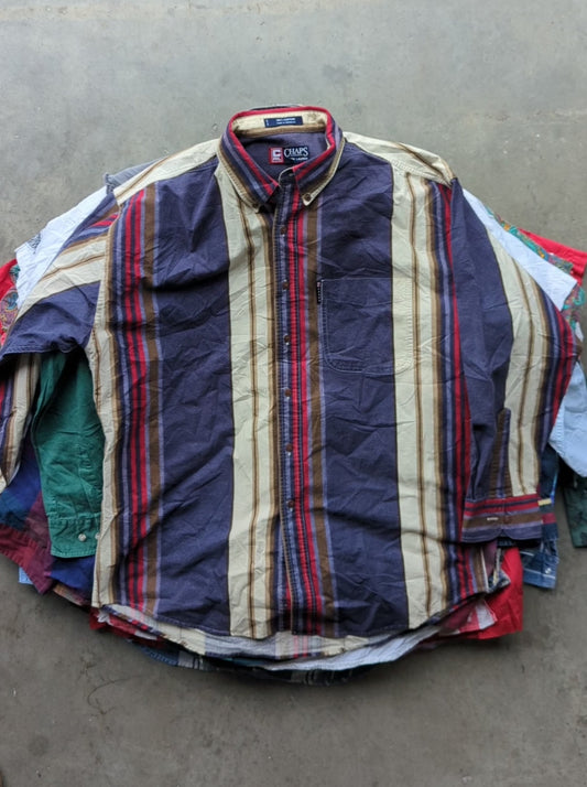 Vintage 90s Mix Pattern Branded Shirts