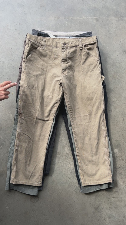 Branded Baggy Cargo Work Pants Trousers