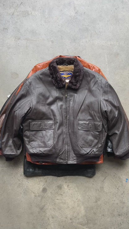 Vintage Mens Leather Jacket