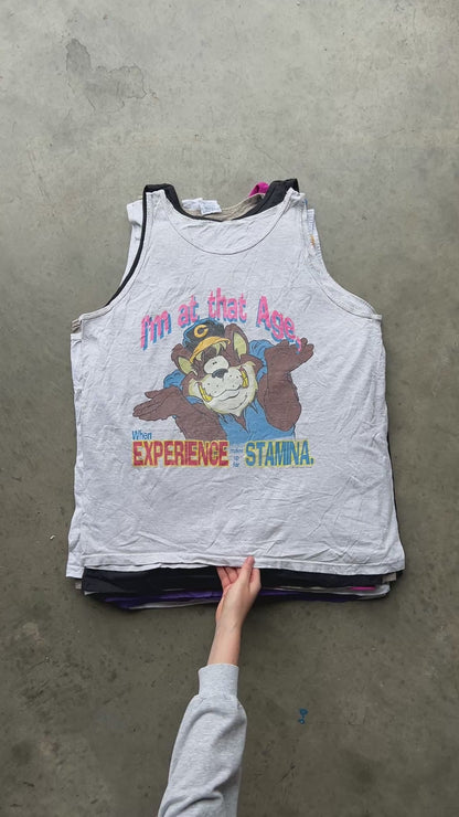 Vintage Retro Graphic Vests
