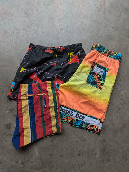 Vintage Surf Beach Shorts