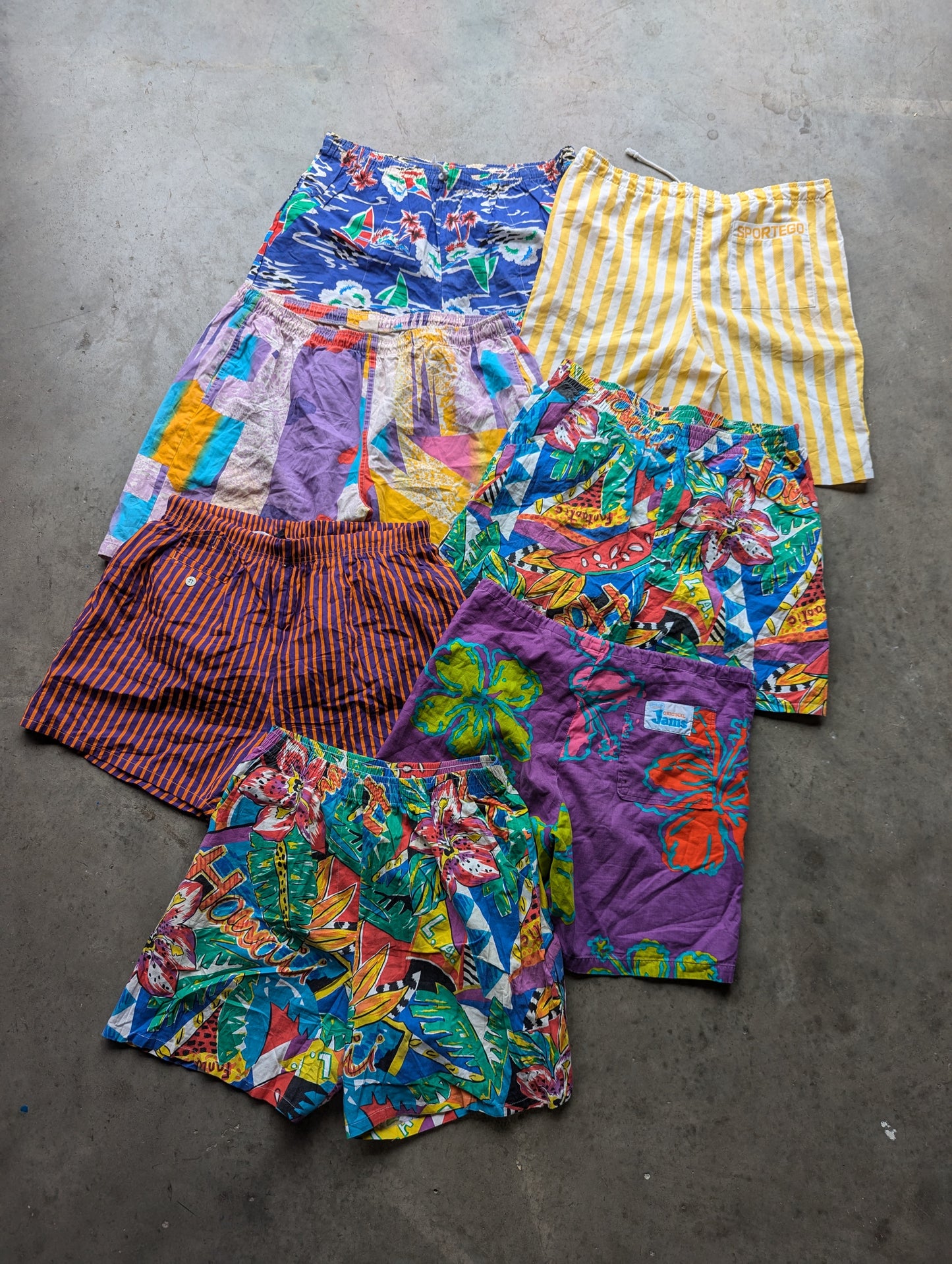 Vintage Surf Beach Shorts